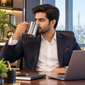 Punjabi Cultural Stainless Steel Glass – 700 ML